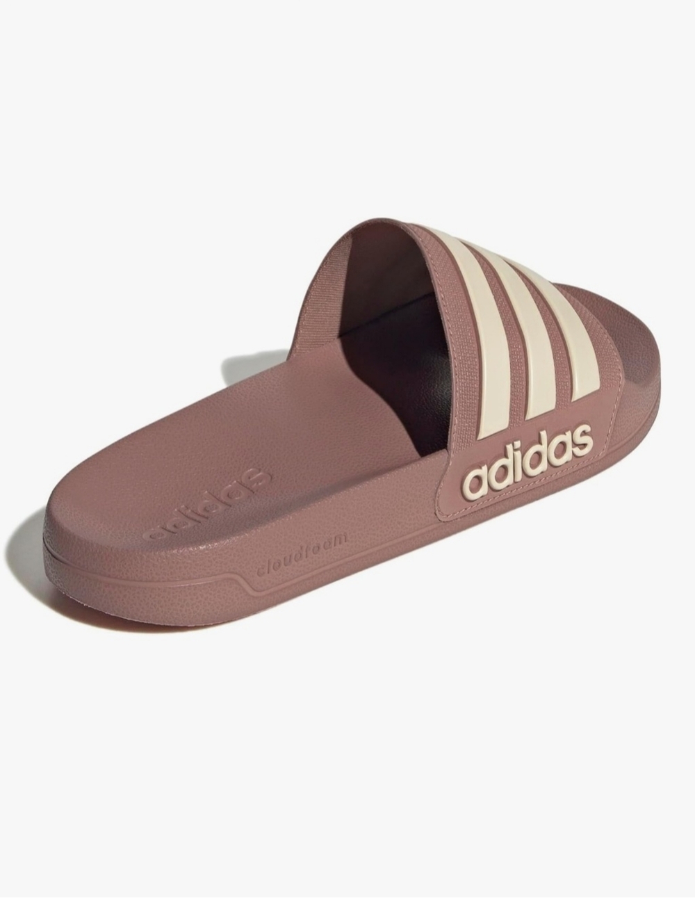 Adidas Unisex Slide Sandals In Warm Clay and Cream CloudFoam Regular Fit M10 W11 - Picture 5 of 9